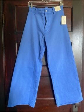 NWT Universal Thread Sailor Wide Leg Pants Cornflower Blue 8